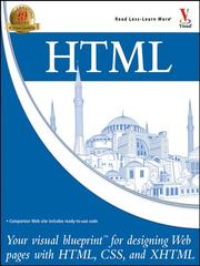 Cover of: HTML by Paul Whitehead