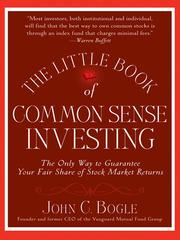 Cover of: The Little Book of Common Sense Investing by John C. Bogle