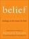 Cover of: Belief
