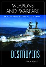 Cover of: Destroyers by Eric W. Osborne