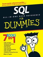 Cover of: SQL All-in-One Desk Reference For Dummies by Allen G. Taylor, Allen G. Taylor