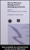 Cover of: Human Resource Management in Developing Countries