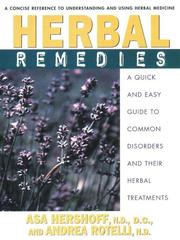 Cover of: Herbal Remedies by Asa Hershoff