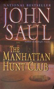 Cover of: The Manhattan Hunt Club by John Saul