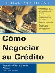 Cover of: Como Negociar su Credito by Brette McWhorter Sember