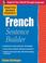 Cover of: French Sentence Builder