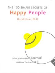 Cover of: The 100 Simple Secrets of Happy People by Niven, David