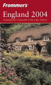 Cover of: Frommer's England 2004