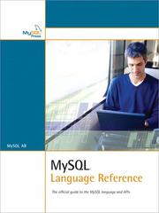 Cover of: MySQL Language Reference by MySQL AB