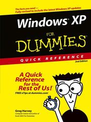 Cover of: Windows XP For Dummies Quick Reference by Greg Harvey