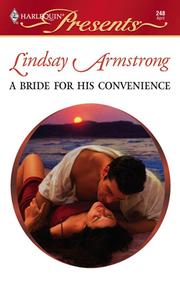 Cover of: A Bride for His Convenience by Lindsay Armstrong