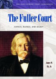 Cover of: The Fuller Court