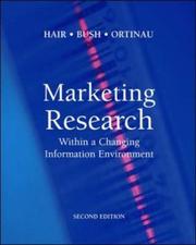Cover of: Marketing Research: Within a Changing Information Environment  w/Data Disk Pkg