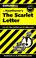Cover of: CliffsNotes on Hawthorne's The Scarlet Letter