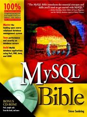 Cover of: MySQL Bible by Steve Suehring, Steve Suehring