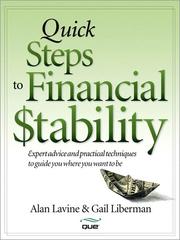 Cover of: Quick Steps to Financial Stability by Alan Lavine