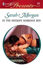 Cover of: In the Sheikh's Marriage Bed by Sarah Morgan