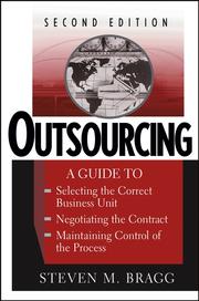 Cover of: Outsourcing by Steven M. Bragg