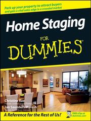 Cover of: Home Staging For Dummies | Christine Rae