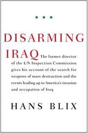 Cover of: Disarming Iraq by Hans Blix