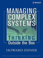 Cover of: Managing Complex Systems by Howard Eisner
