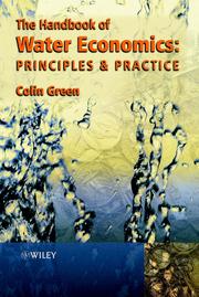 Cover of: Handbook of Water Economics by Colin H. Green