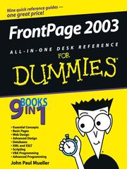 Cover of: FrontPage 2003 All-in-One Desk Reference For Dummies by John Mueller