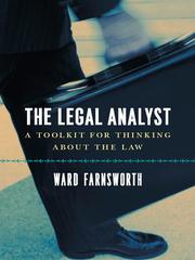 Cover of: The Legal Analyst by Ward Farnsworth, Ward Farnsworth