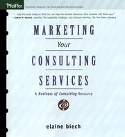 Cover of: Marketing Your Consulting Services