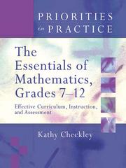 Cover of: The Essentials of Mathematics, Grades 7-12