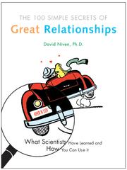 Cover of: The 100 Simple Secrets of Great Relationships by David Niven