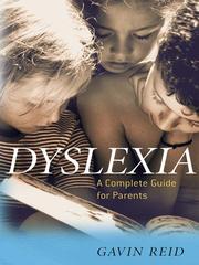 Cover of: Dyslexia by Gavin Reid