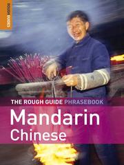 Cover of: The Rough Guide Phrasebook Mandarin Chinese by Rough Guides