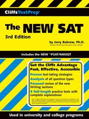 Cover of: CliffsTestPrep The NEW *SAT by Jerry Bobrow