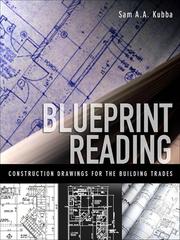 Cover of: Blueprint Reading by Shamil A. A. Kubba, Shamil A. A. Kubba