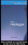 Cover of: Martin Heidegger by Timothy Clark