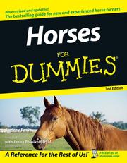 Cover of: Horses For Dummies by Audrey Pavia