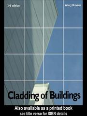 Cover of: Cladding of Buildings by Alan Brookes