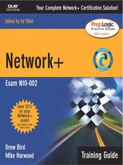 Cover of: Network+ Training Guide by Mike Harwood