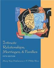 Cover of: Intimate Relationships, Marriages, and Families with Free PowerWeb by Mary Kay DeGenova, F. Philip Rice