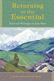 Cover of: Returning to the Essential