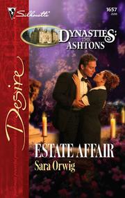 Cover of: Estate Affair by Sara Orwig