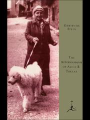 Cover of: The Autobiography of Alice B. Toklas by Gertrude Stein