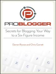 Cover of: ProBlogger by Darren Rowse