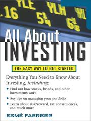 Cover of: All About Investing