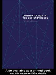 Cover of: Communication in the Design Process by Brown, Stephen A