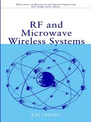 Cover of: RF and Microwave Wireless Systems