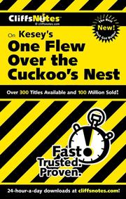 Cover of: CliffsNotes on Kesey's One Flew Over the Cuckoo's Nest by Bruce E. Walker