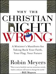 Cover of: Why the Christian Right Is Wrong by Robin Meyers