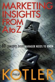 Cover of: Marketing Insights from A to Z